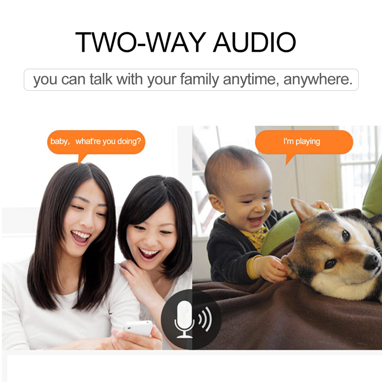 Camera 1080P WiFi thông minh với tính năng phát hiện chuyển động Tầm nhìn ban đêm Âm thanh hai chiều