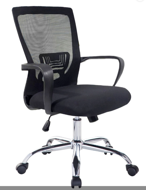 Ghế văn phòng 46-56*46*104cm lưng bọc lưới, ngoài bọc niệm,khung nhựa liền tay, mâm ngã 1 cần chân xoay lnox 201, sản xuất Việt Nam, bảo hành 12 tháng chất lượng đảm bảo hơn hàng từ trung quốc