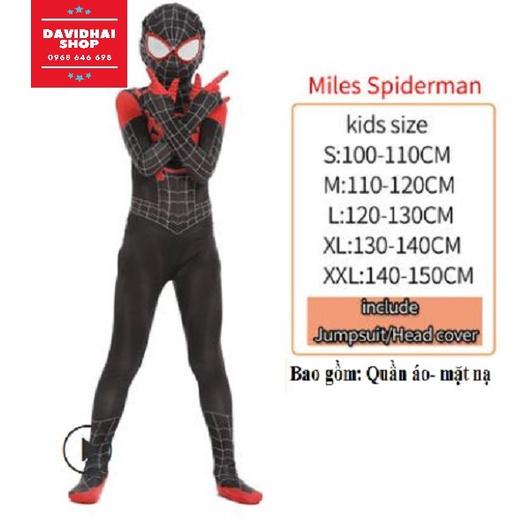 Quần Áo Hóa Trang Trẻ Em Người nhện Spiderman các phiên bản