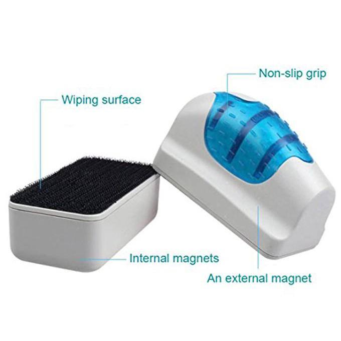 Nam Châm Lau Cọ Rửa Kính Tặng kèm 01 Túi thức SangHai Bể Cá Cảnh Mini VipSun Fish Kính Dày từ 5mm - 12mm
