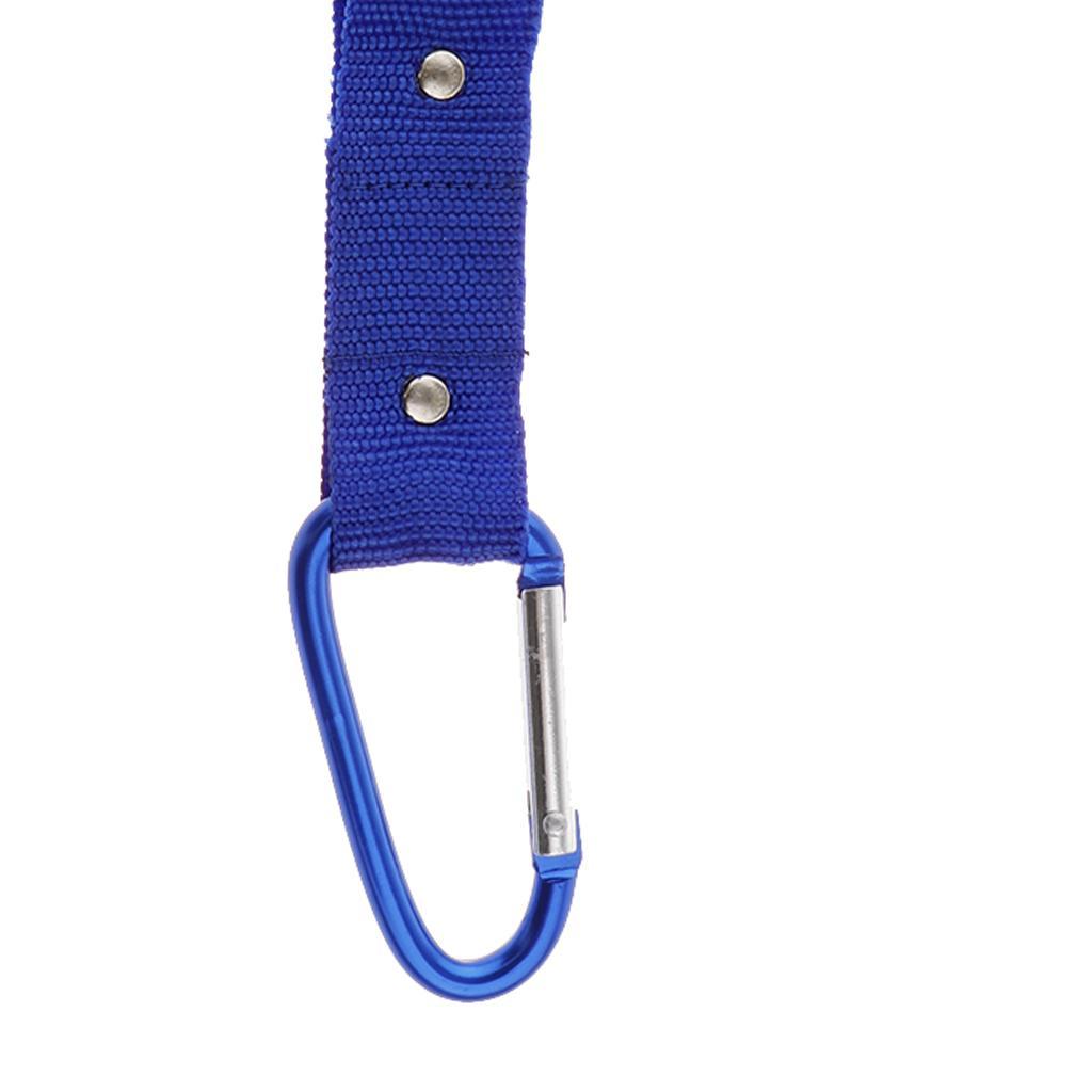 Pack 2 Portable Carabiner Water Bottle Drink Buckle Hook Holder Clip Key Chain Ring for Camping Hiking Traveling