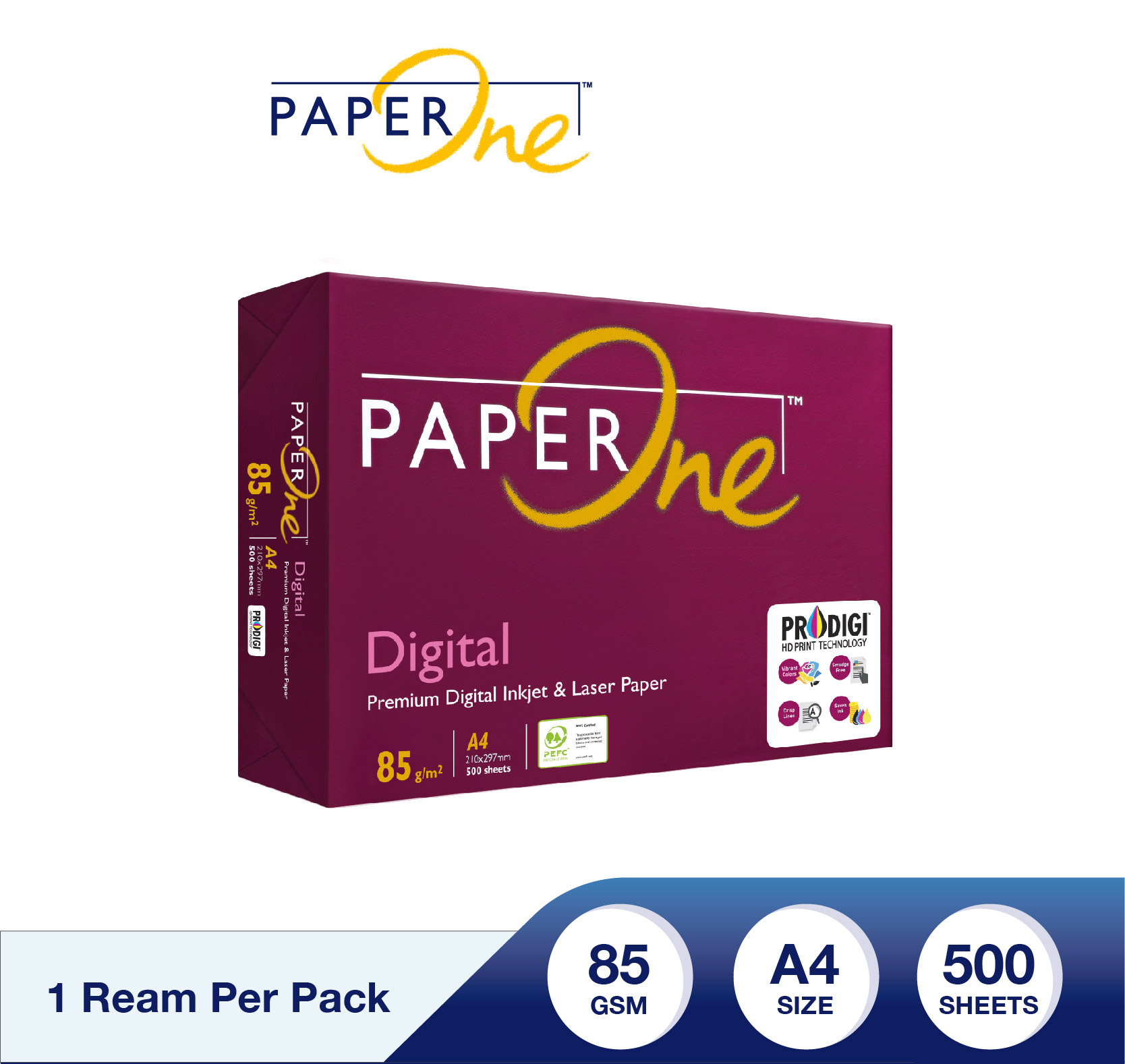 Giấy PaperOne Digital (PO 85gsm) Chính Hãng ( thùng )