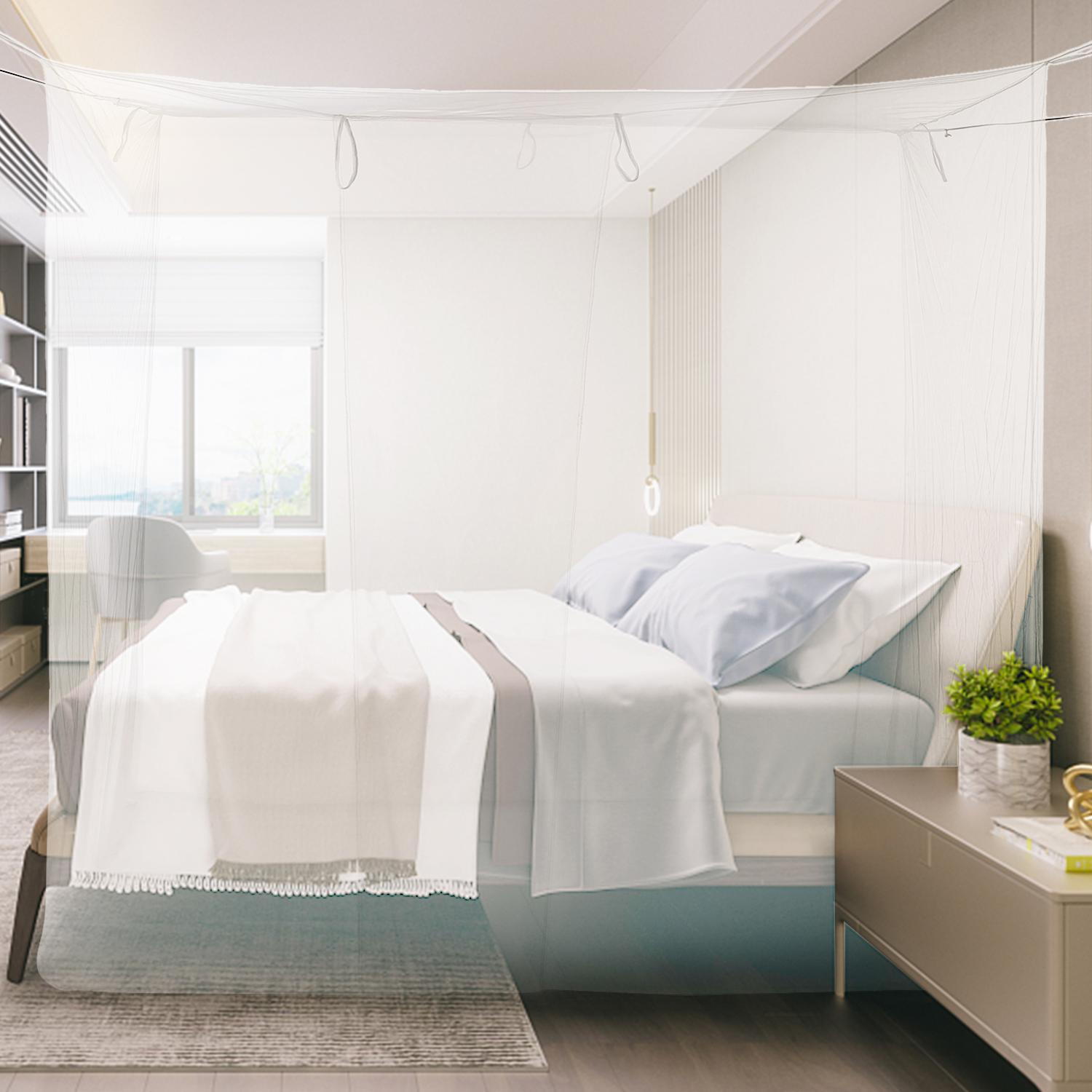 Màn chống muỗi được làm bằng 100% lưới polyester mịn để bảo vệ khỏi côn trùng đồng thời đảm bảo thông gió và tầm nhìn tốt