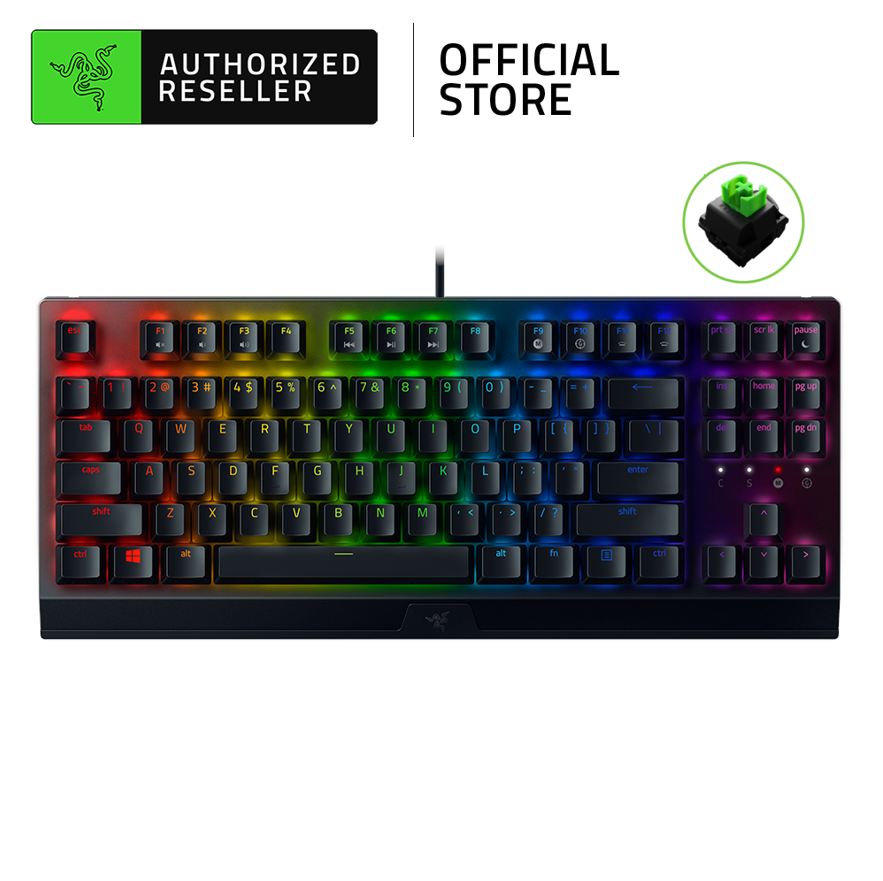 Razer BlackWidow V3 Tenkeyless Bàn phím cơ nhỏ gọn với Razer Chroma RGB Hàng nhập khẩu