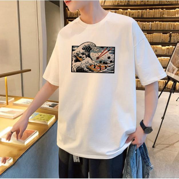 Áo Thun Tay Lỡ Unisex SUSHI Vượt Biển