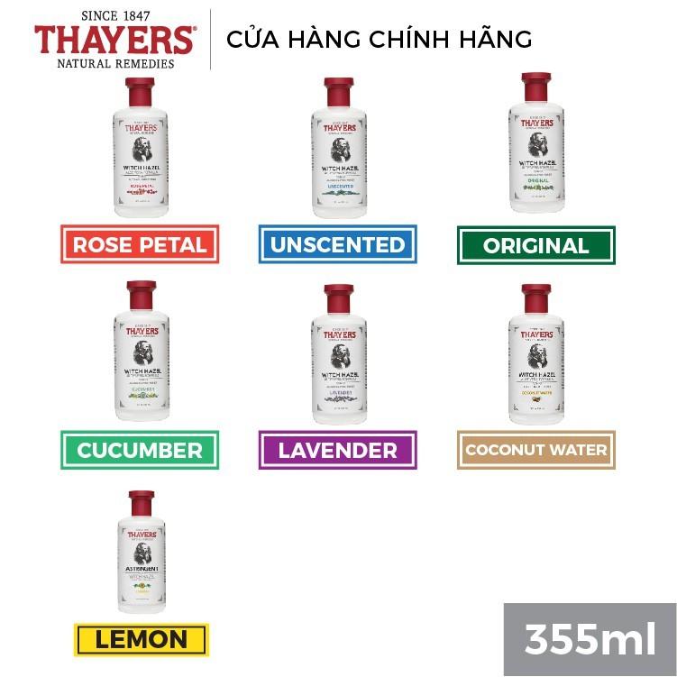 Nước Hoa Hồng Không Cồn Thayers Coconut Water - Hương Dừa 355ml - Dành cho da khô, da lão hóa