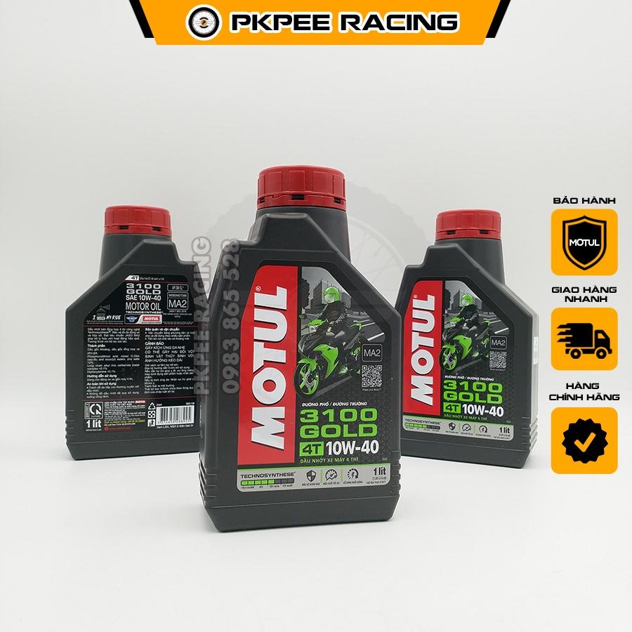 Dầu Nhớt Xe Máy Motul 3100 Gold 4T 10W40 Dung Tích 0.8L, 1L - PKPEE