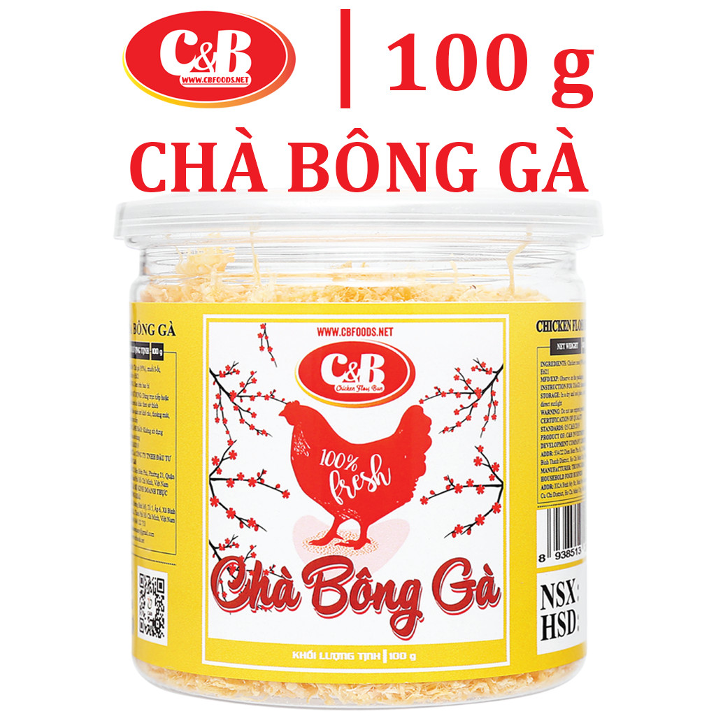 Chà Bông Gà C&amp;B Hộp 100 Gram