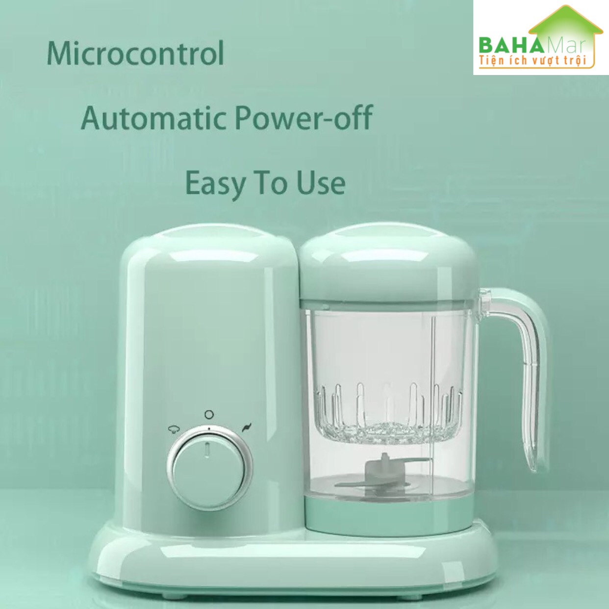 MÁY ĐA NĂNG NẤU THỨC ĂN DẶM CHO BÉ "BAHAMAR" làm thức ăn dặm cho bé nhanh và thuận tiện, sạch sẽ và chuyên biệt