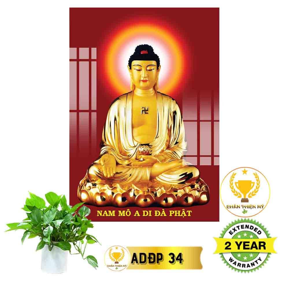 Tranh điện Phật A Di Đà Phật_ADD4