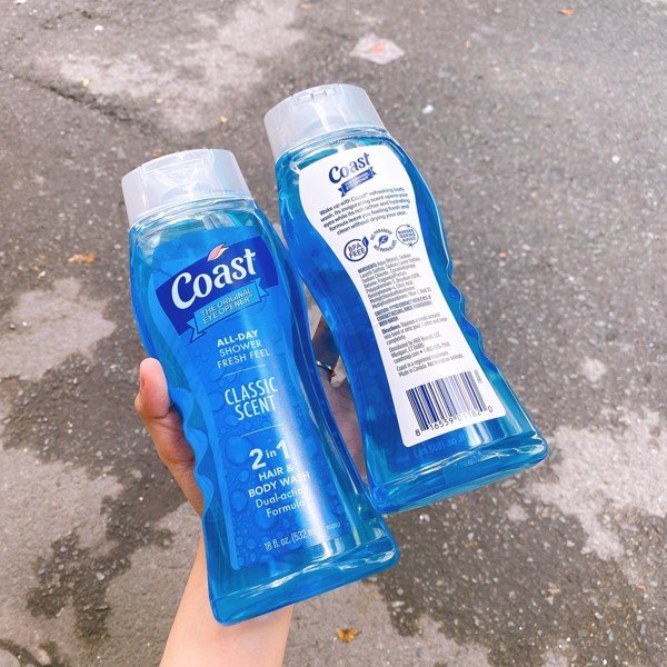 THÙNG 6 CHAI SỮA TẮM GỘI 2IN1 COAST 532ML