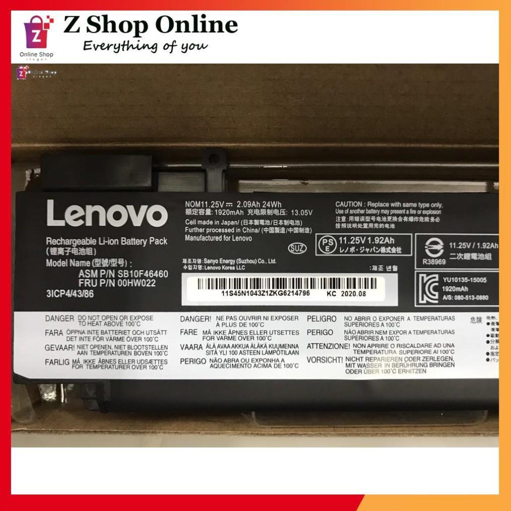 Pin (Battery) Dùng Cho Lenovo ThinkPad T460s T470s SB10F46460 00HW023 00HW022 Original 24Wh