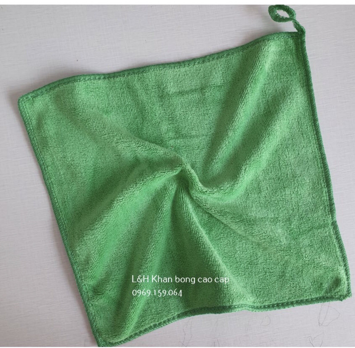 Khăn lau ô tô, lau bếp, khăn nail, KT 35 * 35cm