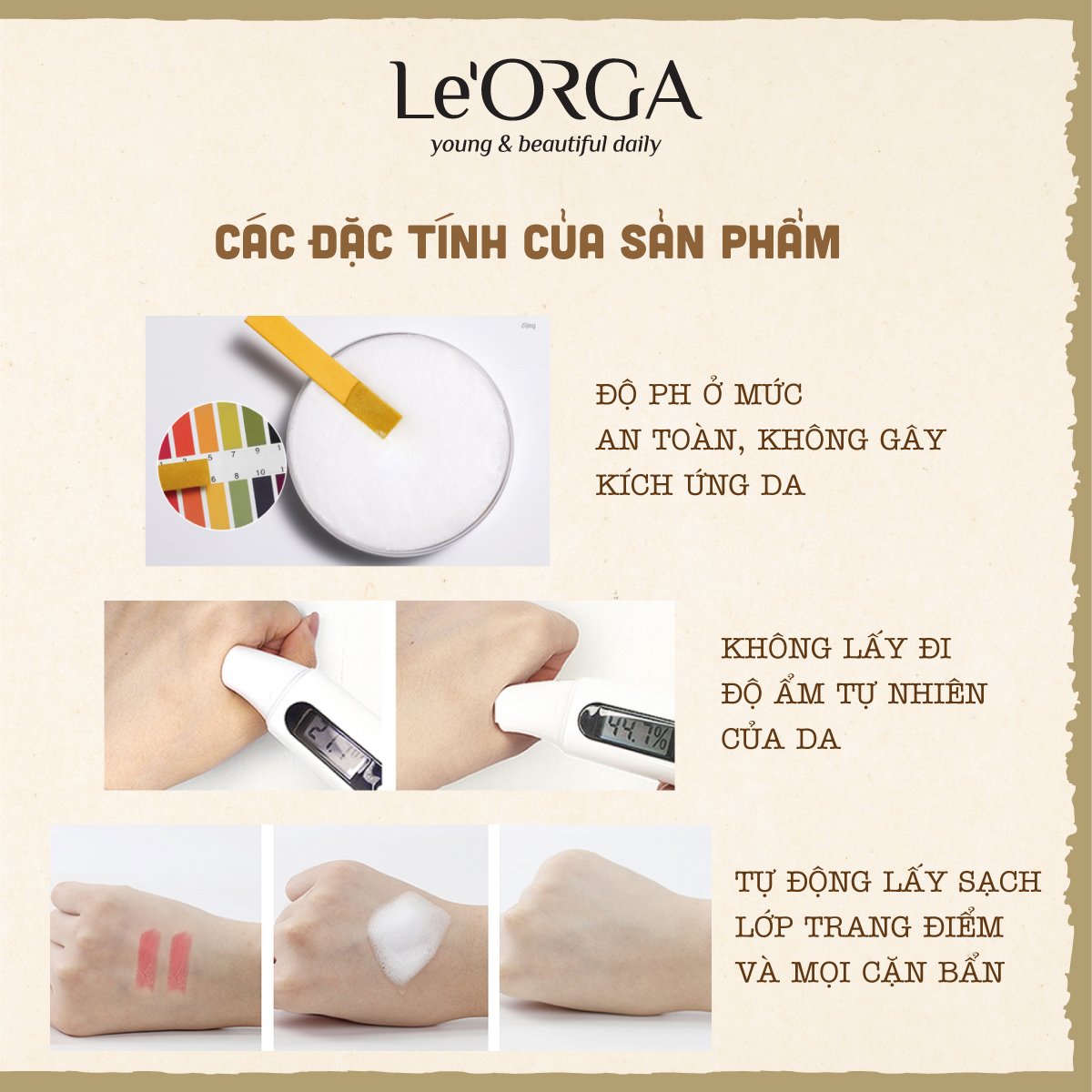 Tẩy Trang Bọt Tuyết Le'Orga - 2 in 1 Nước Làm Sạch Và ngừa mụn Cho Da Dầu, Mụn, Nhạy Cảm 100ml