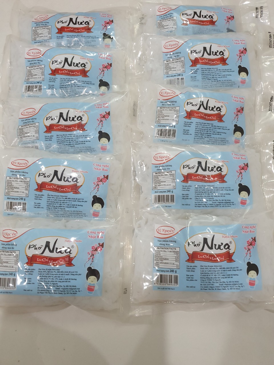 Phở Nưa Vị Nguyên Das Keto 240g