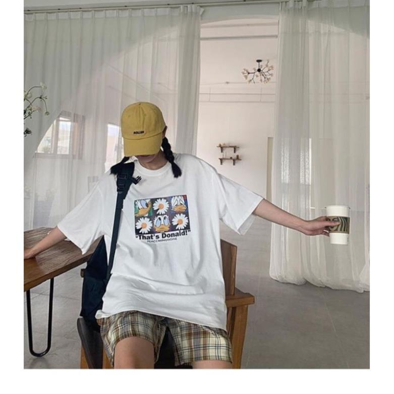 Áo thun nữ form rộng tay lỡ ,phông dáng rộng unisex, ulzzang chất cotton 2 chiều