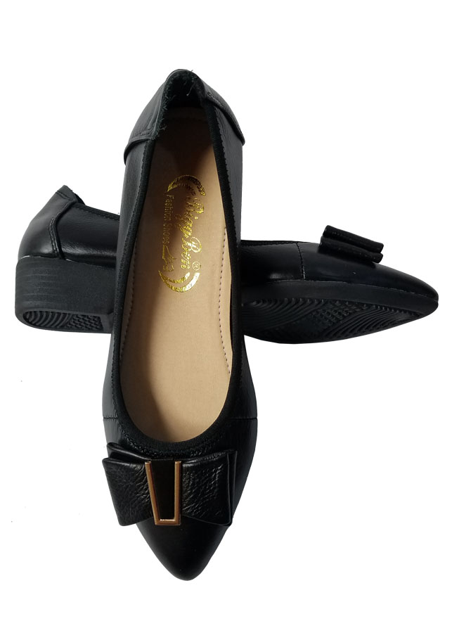 Giày búp bê nữ da bò thời trang cao cấp HKT23