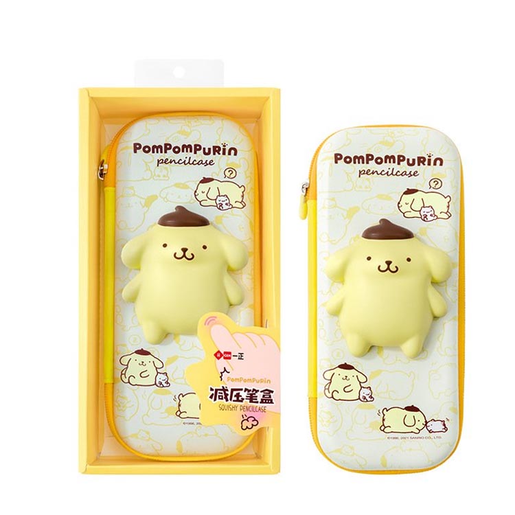 Hộp bút bóp mềm sanrio, gắn thú hoạt hình xả Stress, hộp bút nhiều mẫu hoạt hình xinh độc đáo