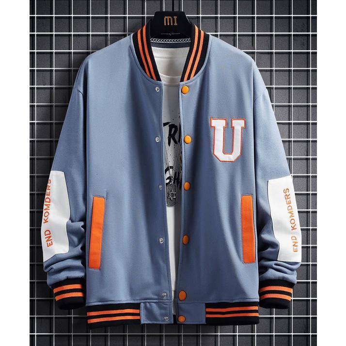 Áo Khoác Bomber Nam Nữ Unisex Chữ U Phối Màu Viền Cổ Zenkonu AO KHOAC NAM 1000040V2