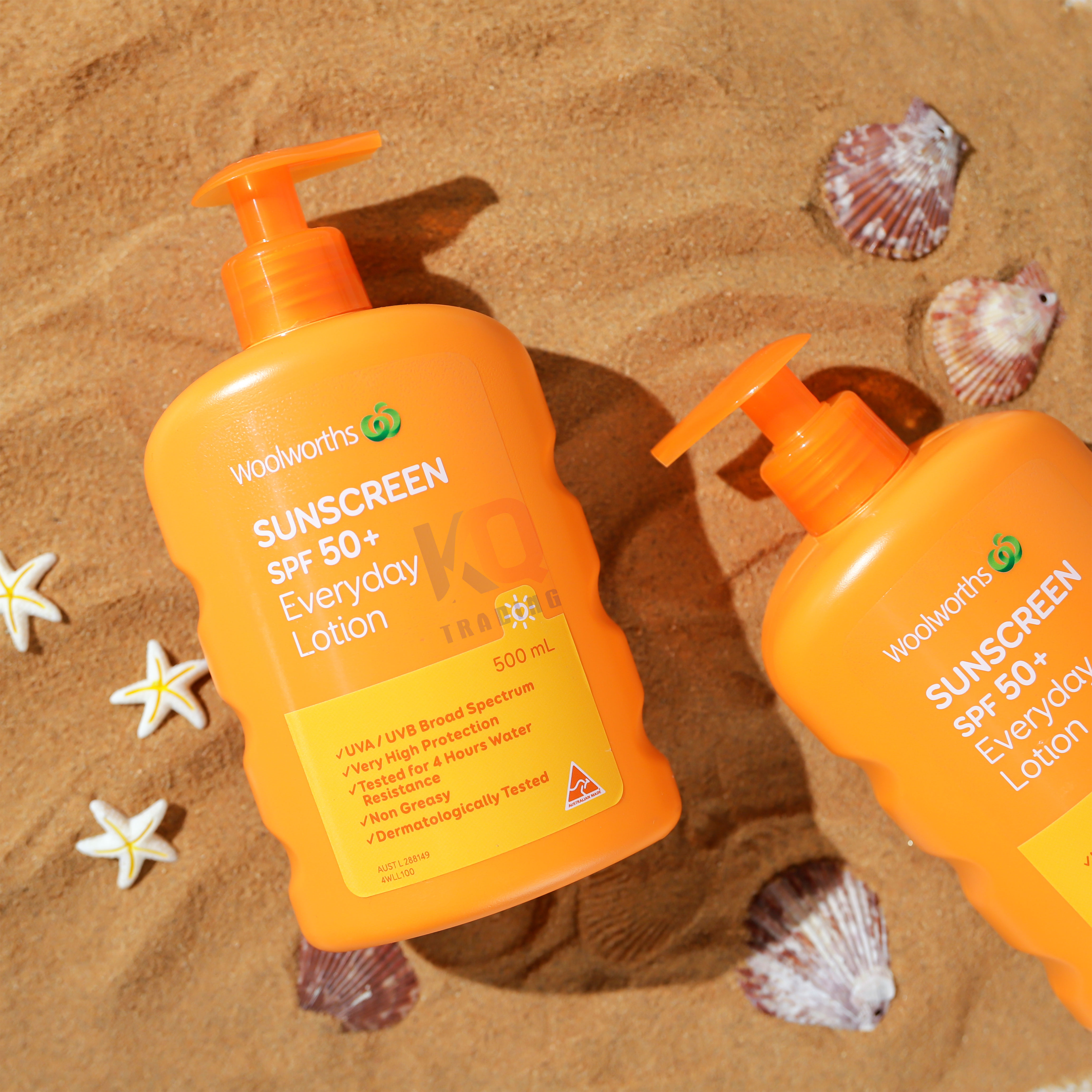 Kem chống nắng phổ rộng  SPF 50+ dung tích 500ml WOOLWORTHS SUNSCREEN xuất xứ Úc