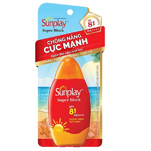 Sữa Chống Nắng Cực Mạnh Sunplay Super Block SPF81, PA++++ (70g)