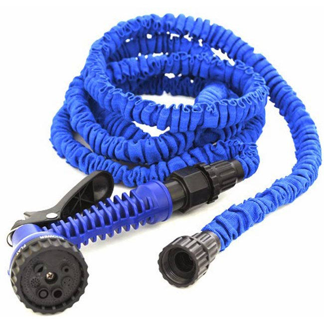 Vòi xịt nước giãn nở thông minh - Tặng Găng Tay Làm Vườn Kèm Khăn Lau