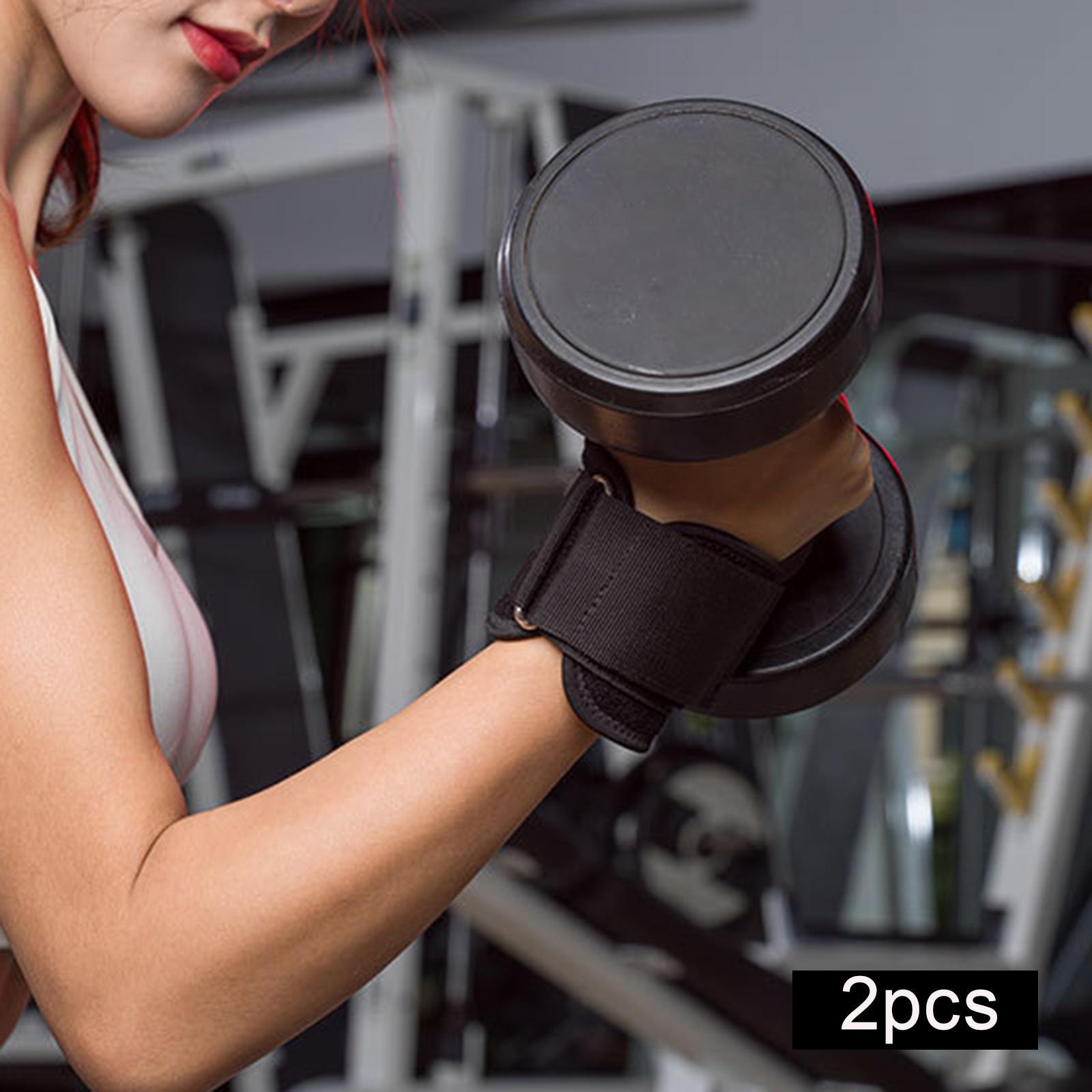 2x Weight Lifting Straps Wrist Support Protective Gear workout