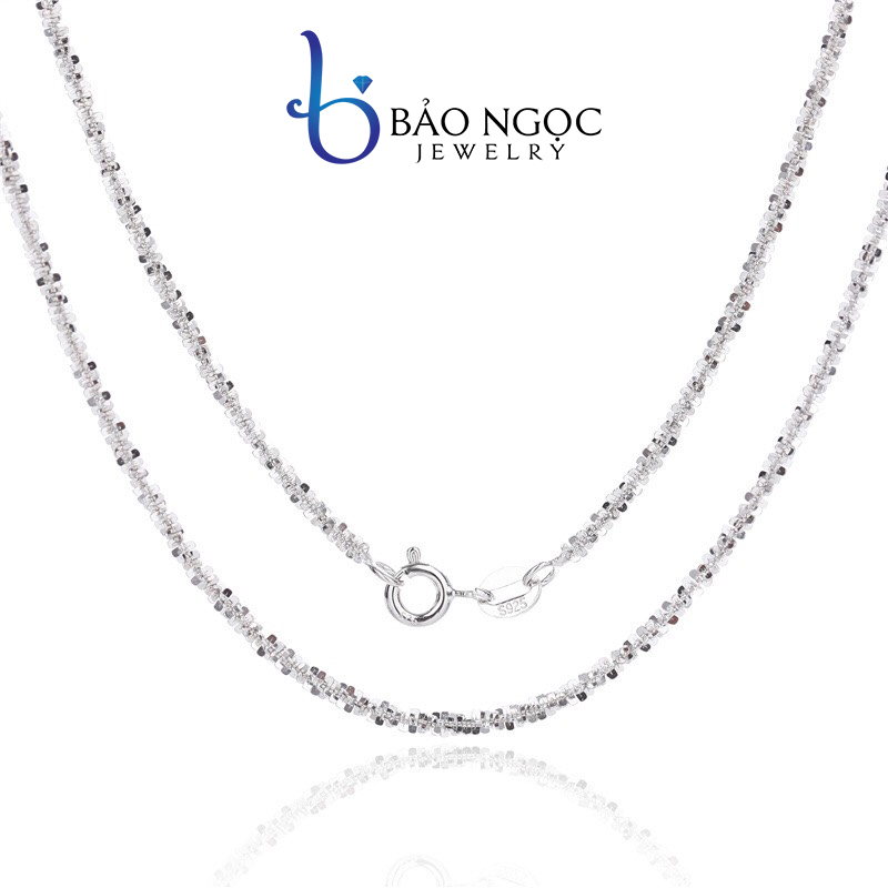 Dây Chuyền Nữ, Dây Chuyền Bạc Nữ S925 Thanh Lịch Thời Trang - DB2776 - Bảo Ngọc Jewelry