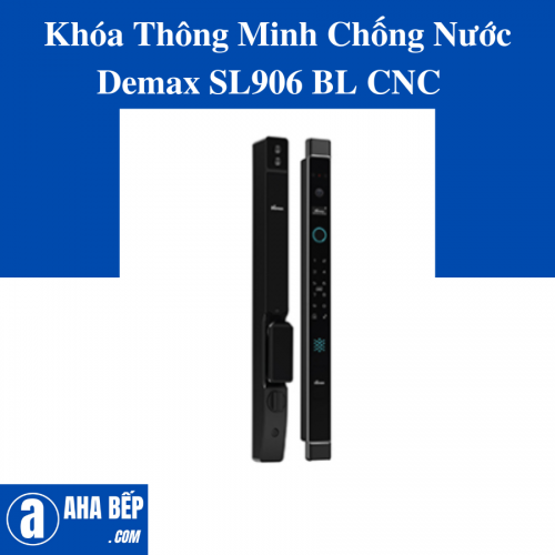 KHÓA THÔNG MINH CHỐNG NƯỚC DEMAX SL906 BL CNC - HÀNG CHÍNH HÃNG