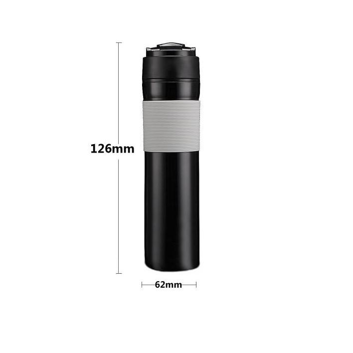Bình đựng cà phê, trà Coffee French Bottle Travel - Home and Garden