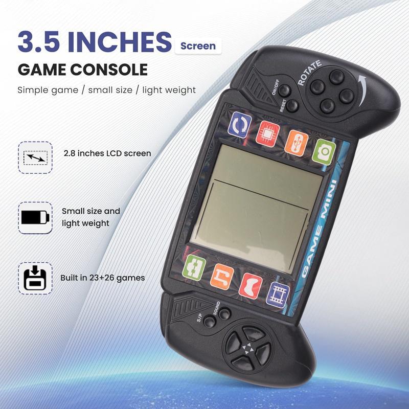 Máy Chơi Game Cầm Tay Mini Màn Hình LCD 3.5Inch Tích Hợp 23 + 26 Trò Chơi