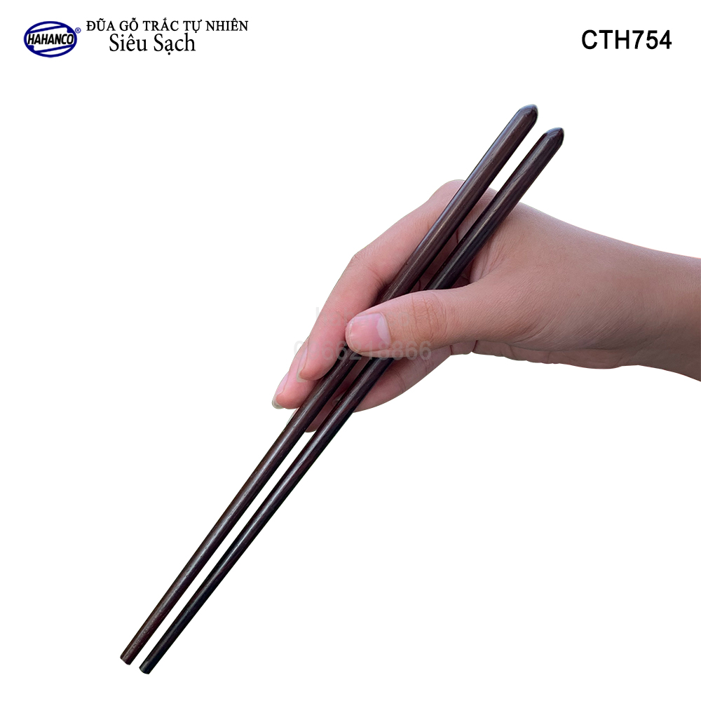 Đũa đầu búp gỗ Trắc Việt Nam Siêu sạch Kháng khuẩn, không nấm mốc để mộc siêu bền - an toàn sức khỏe