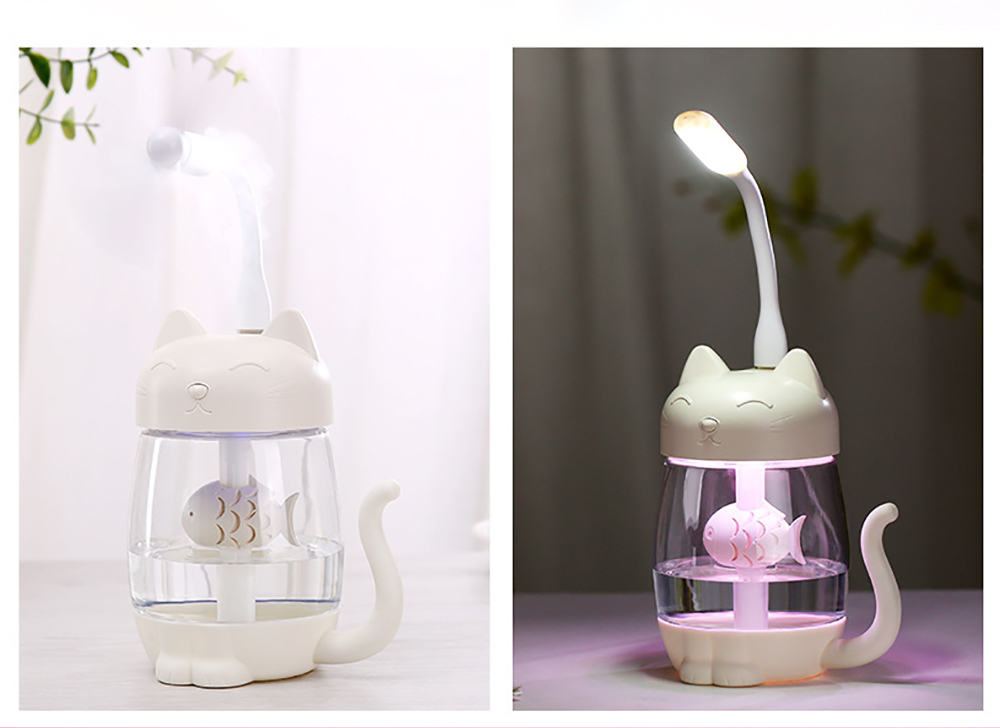 Máy Khuếch Tán Tinh Dầu Kitty Humidifier 3 trong 1 - Hàng Nhập Khẩu