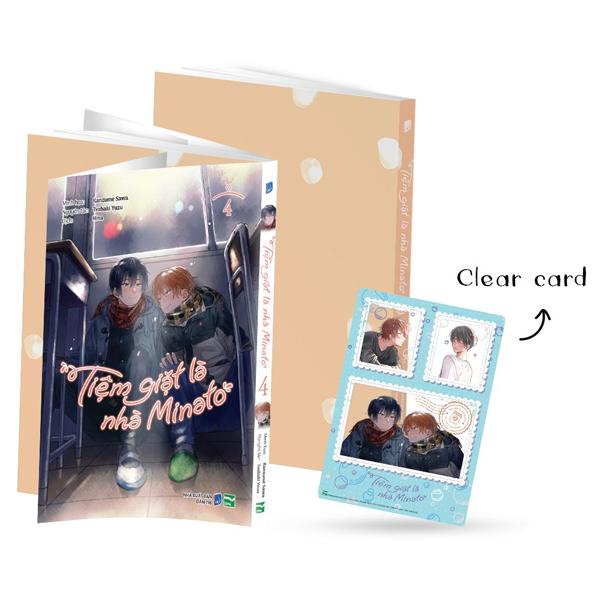 Sách - Tiệm Giặt Là Nhà Minato - Tập 4 - Tặng Kèm Clear Card