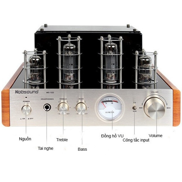 Bộ Amplifier Đèn Mini Nobsound MS-10D Cao Cấp - Hàng Chính Hãng