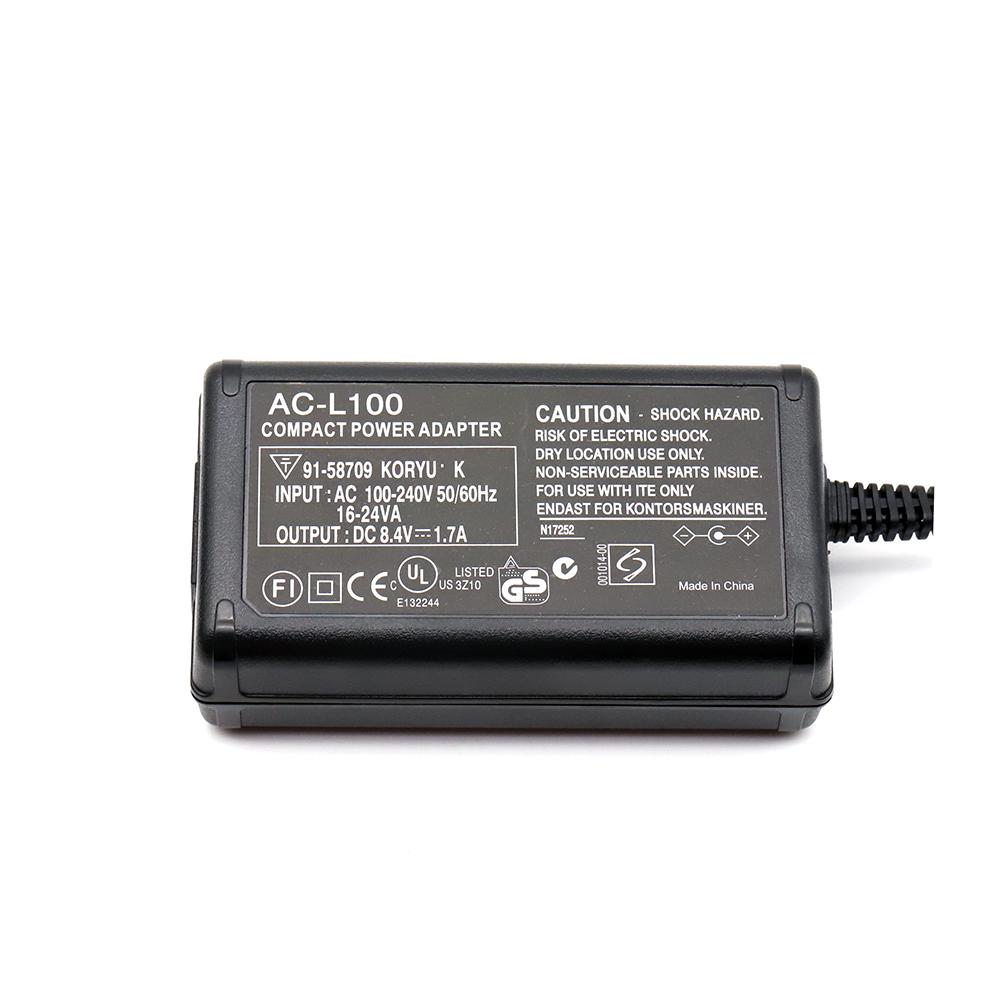 Bộ chuyển đổi nguồn AC-L100 AC-L15 AC cho Sony HDR-AX2000E DCR-VX2100E DCR-VX2200E CAMCORK (EU, US, UK plug)