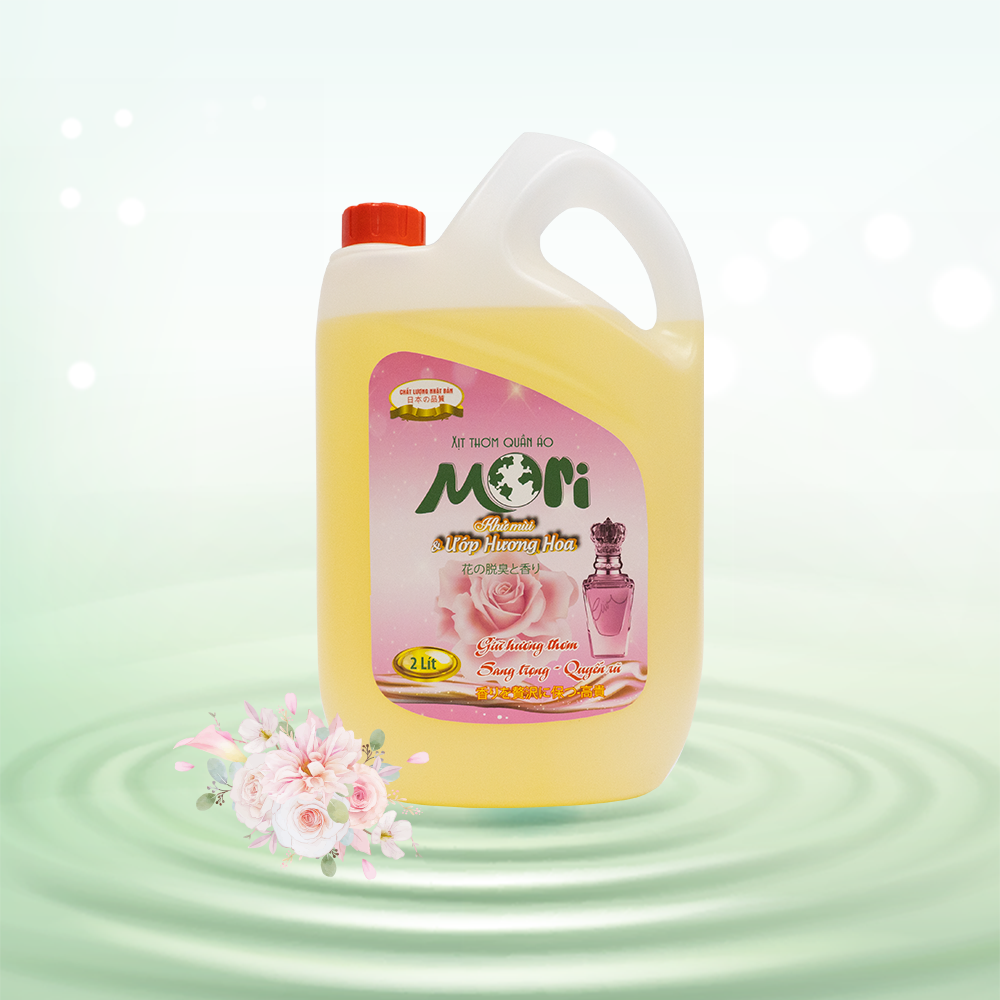 XỊT THƠM QUẦN ÁO MORI HƯƠNG LOVELY CAN 2L