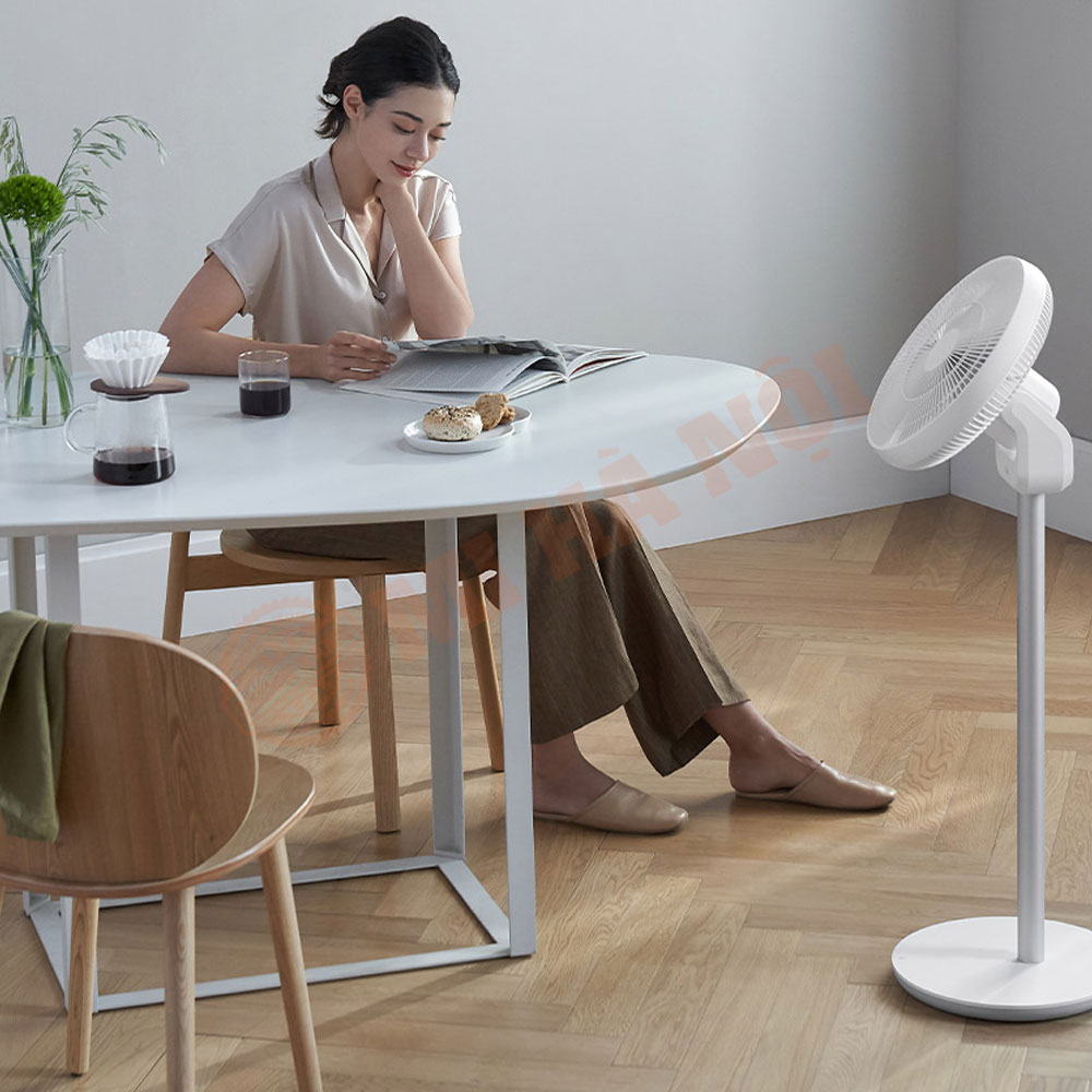 Quạt tích điện đối lưu Smartmi Xiaomi Gen 3 PRO Circulation Fan – Xoay 3D ngang dọc, pin 40 giờ liên tục Hàng chính hãng