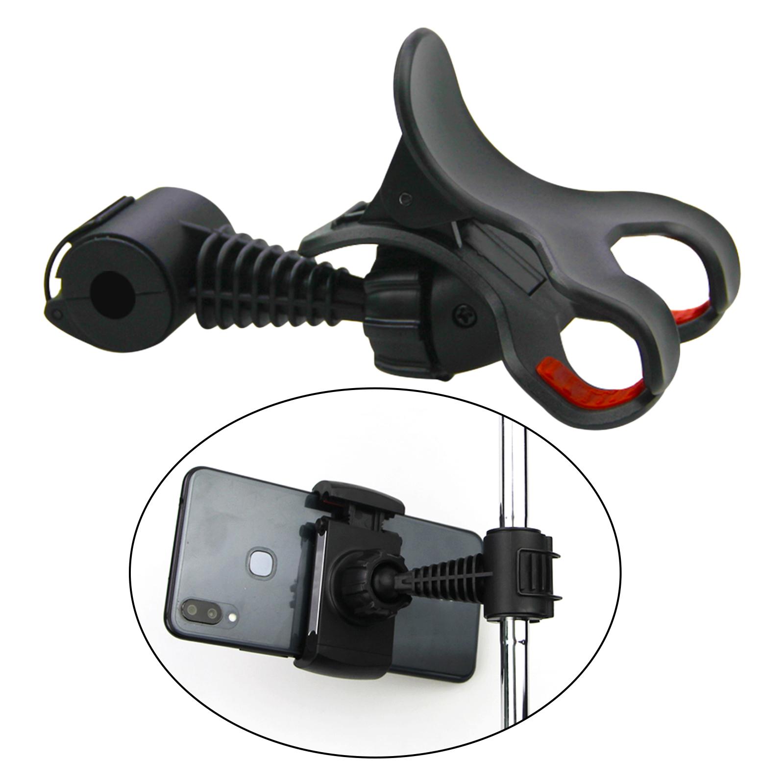 Universal Golf Cell Phone Camera Holder Clip Record Golf Swing Training Aid Easy to Set Up, 360 Degree Rotatable