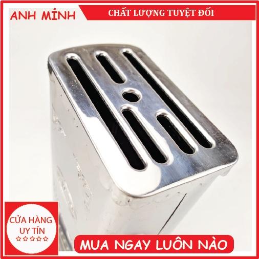 Giá Cắm Dao Xéo Bằng Inox 7 Ngăn Cao Cấp Anh Minh