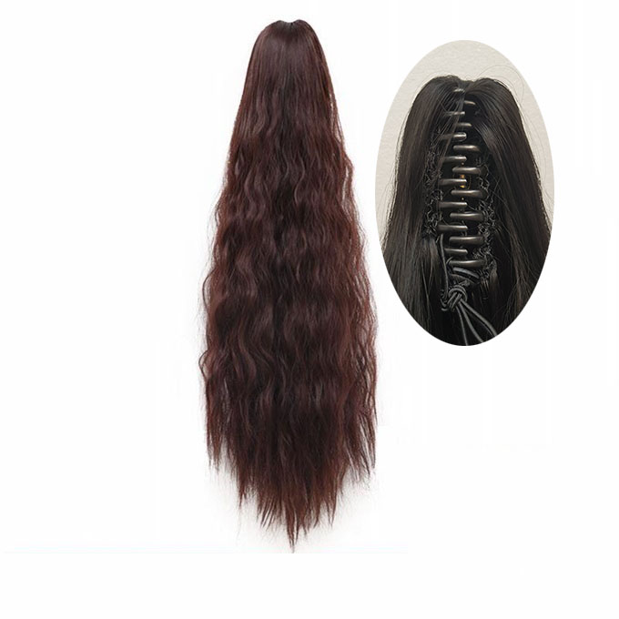 Ngoạm xù sóng nước N153 ❤️FREESHIP❤️ kẹp ngoạm tóc giả, quặm tóc giả, tóc giả nữ ngoạm kẹp