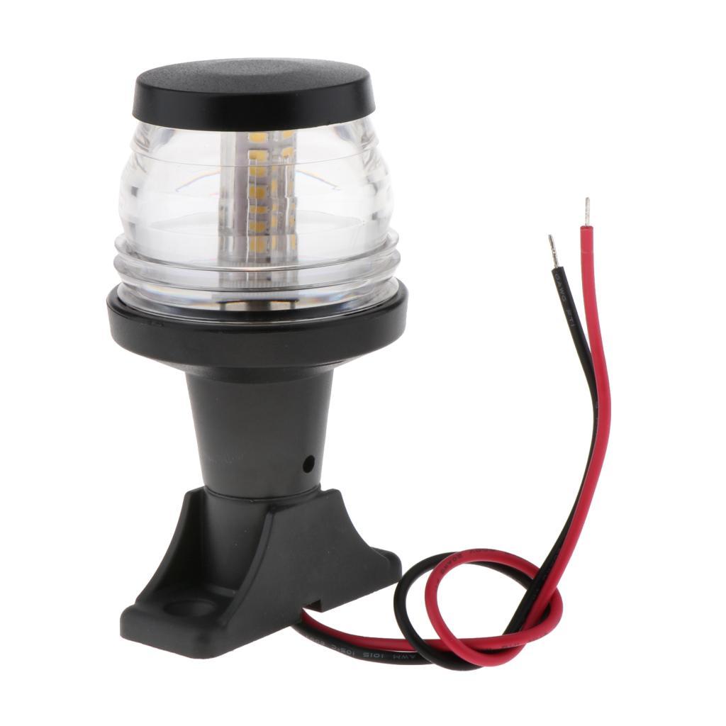 4" Fixed Led Marine Anchor Lights ° White LED DC 12-24V
