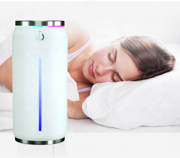 3 Trong 1 Mới Tinh Tế USB Máy Phun Sương Tạo Độ Ẩm Hương Thơm Khuếch Tán Thoáng Mát Sương Đèn Ngủ LED Tắt Tiếng Máy Tạo Độ Ẩm Không Khí Có Quạt