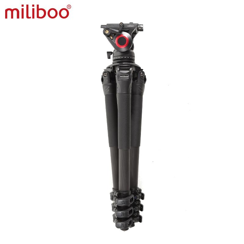 miliboo T34 Chân máy ảnh xem chim chuyên nghiệp có đầu chất lỏng Chiều cao 181cm cho máy quay chuyên nghiệp/Video/Mili kỹ thuật số