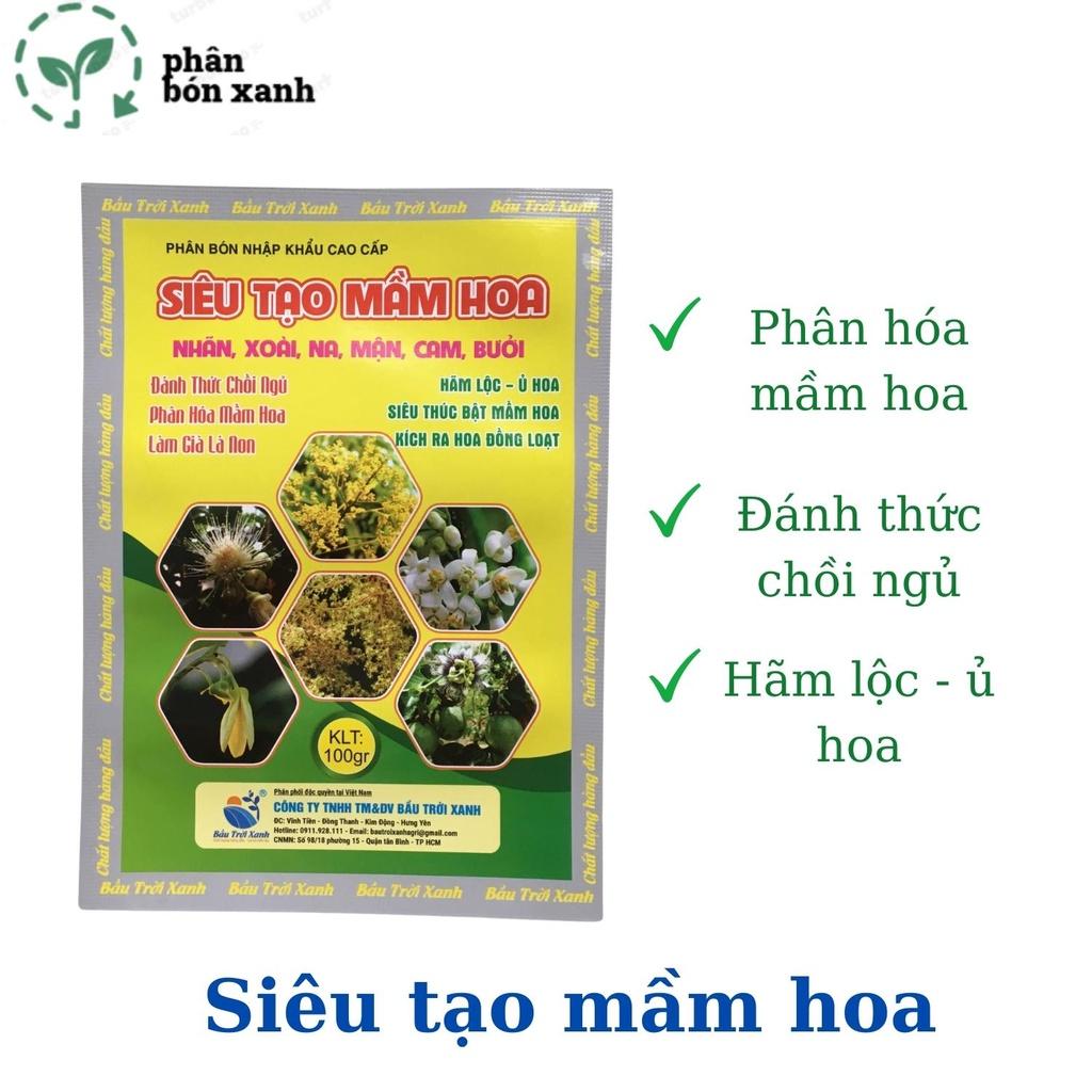 Phân bón MKP tạo mầm hoa, phân hóa mầm hoa,tăng hoa cái,tăng thụ phấn, xử lý ra hoa trái vụ, gói nhỏ tiện dụng