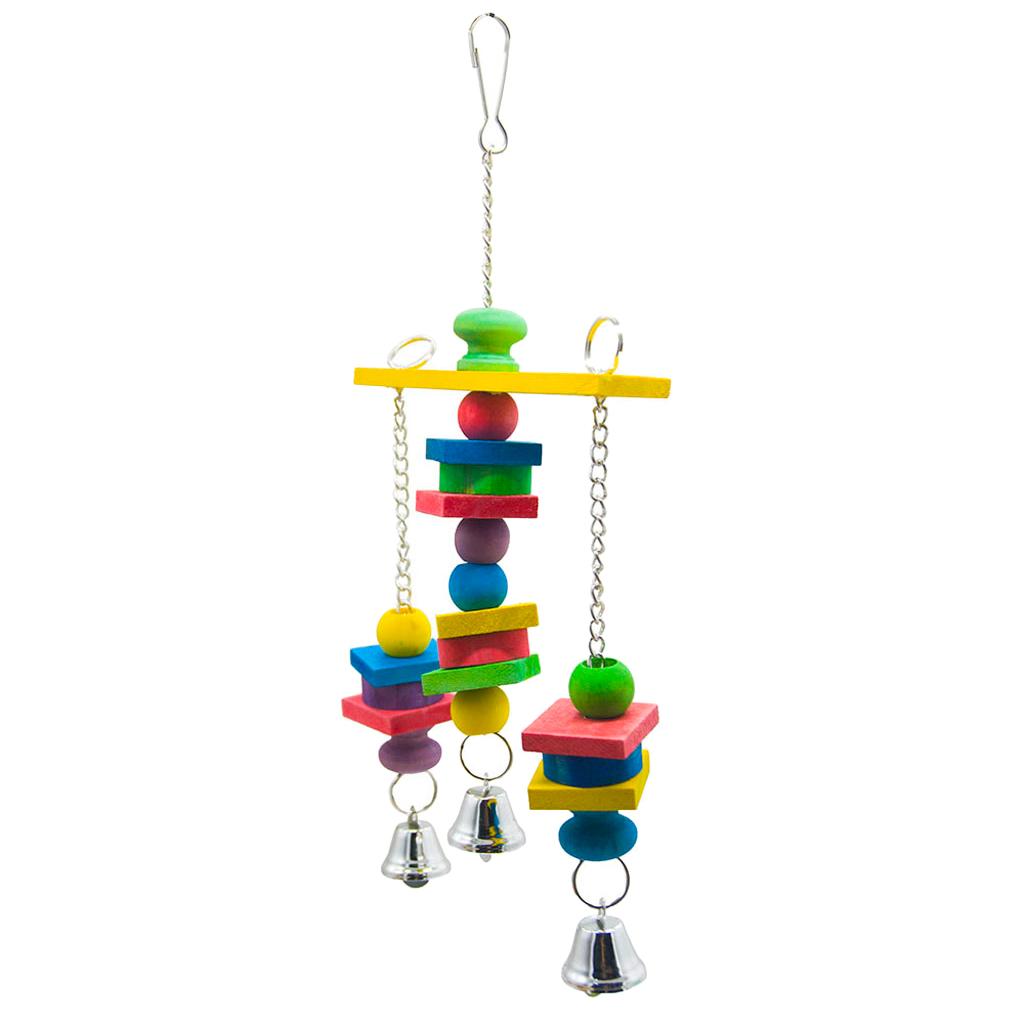 Parrot Toys Bird Swing Bite Chewing Hanging Toys Cage Decoration Type 1