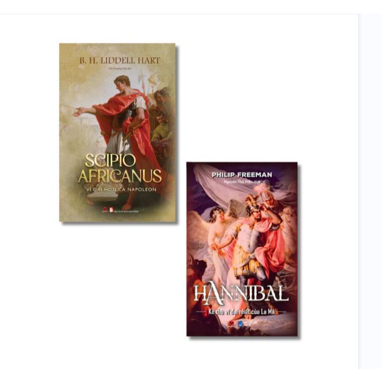 Combo sách sử: Scipio Africanus + Hannibal - Nhiều tác giả - Bách Việt