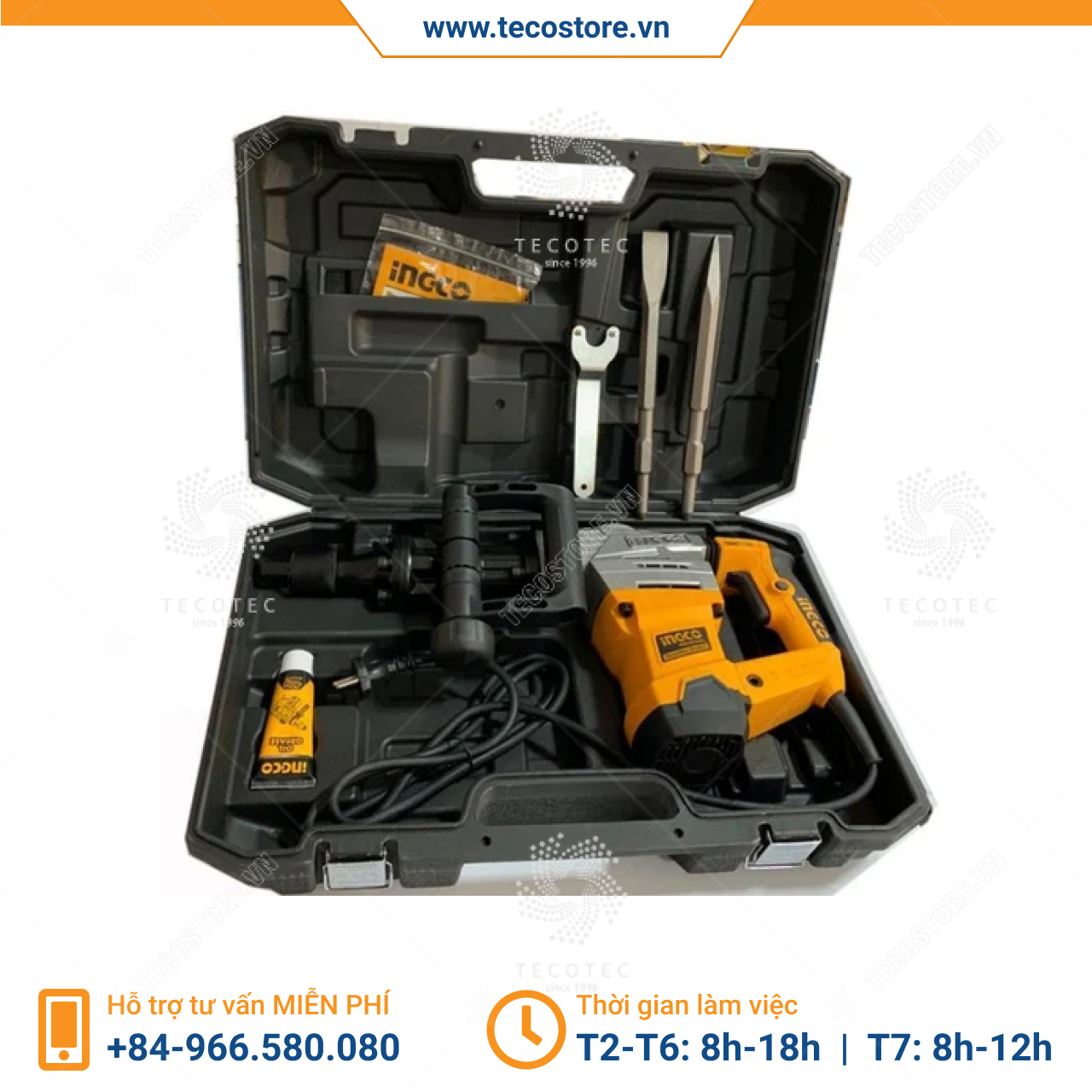 Máy đục bê tông INGCO PDB130018