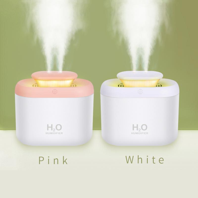 SaengQ Điện Máy Tạo Độ Ẩm Không Khí Khuếch Tán Hương Thơm Khuếch Tán USB Văn Phòng Phun Sương Tạo Phun Sương Tạo Ẩm Hình Ếch Con Máy Khuếch Tán Tinh Dầu Với Đèn LED 3.5L
