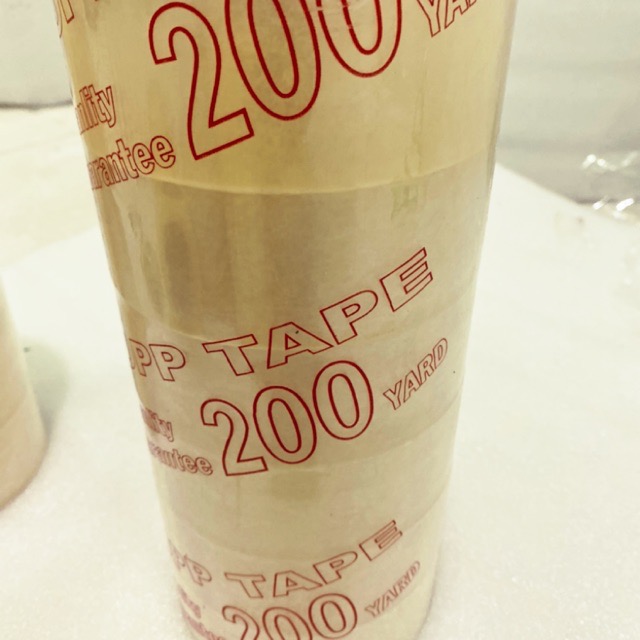 Băng Keo Trong 200 Yard Dày Dặn Hơn Cuộn Thường Lẻ 1 Cuộn